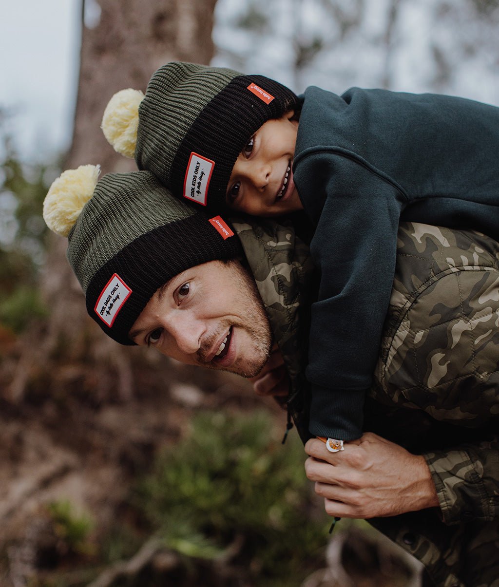 Gorro Color Block Olive Niños y Bebés, Cool Kids Only, Hello Hossy