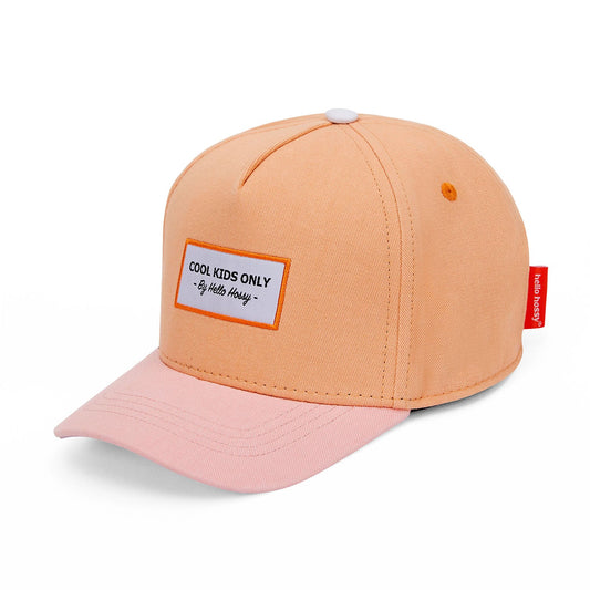Casquette Enfants Mini Coral, visière courbée, 100% coton biologique, certifiée Oeko-Tex, dès 9 mois, Cool Kids Only !