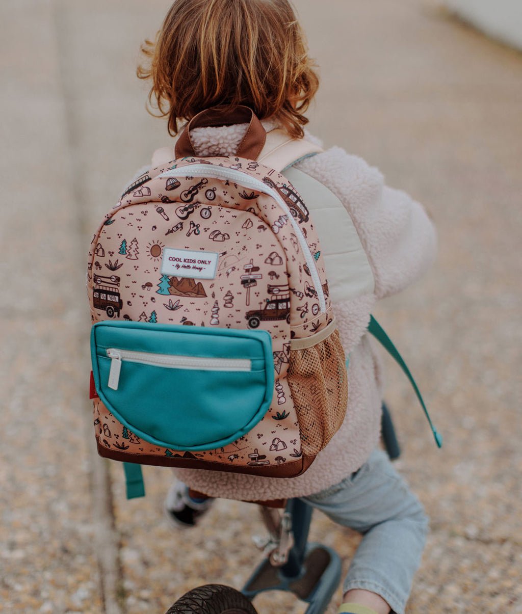 Cartera Escolar Infantil Road Trip, ecorresponsable, desde 2 años, Cool Kids Only !